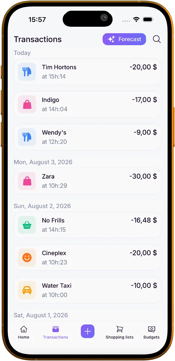 LogBucks Transactions